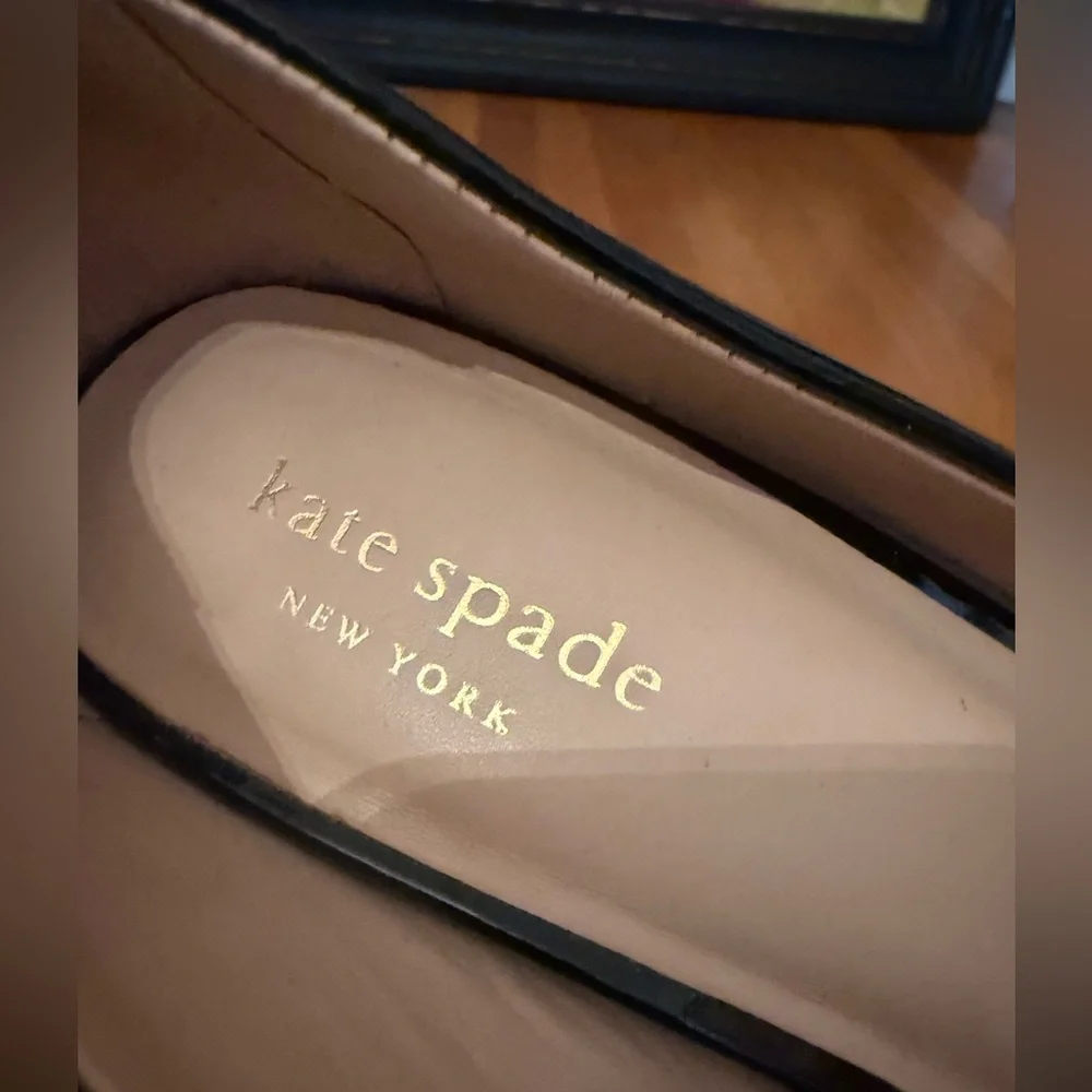 Kate Spade Black Patent Leather Heels size 8 - Picture 11 of 14